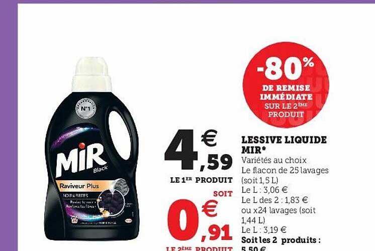 Lessive Liquide Mir