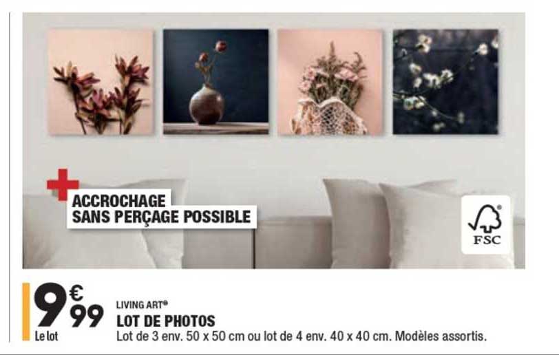 Living Art Lot De Photos