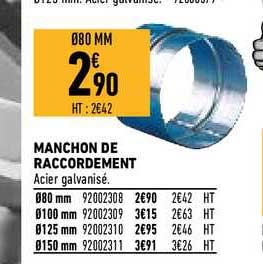 manchon de raccordement