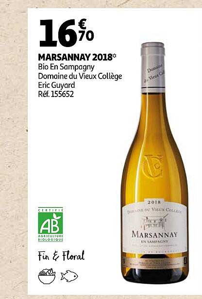 marsannay 2018 bio en sampagny domaine du vieux collège eric guyard