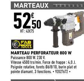 marteau perforateur 800 w far tools