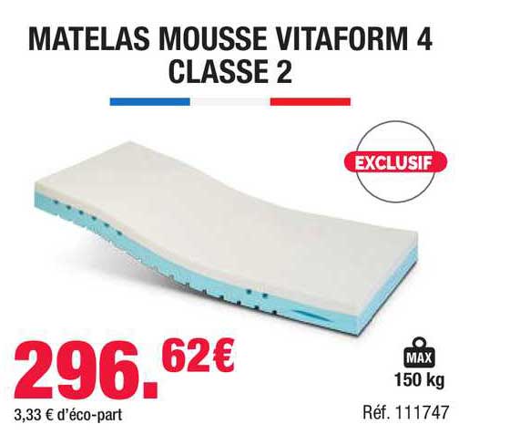 Matelas Mousse Vitafoam 4 Classe 2
