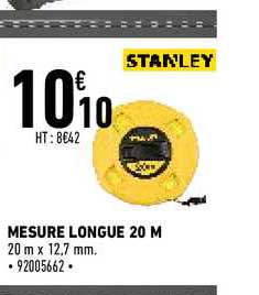 mesure longue 20 m stanley