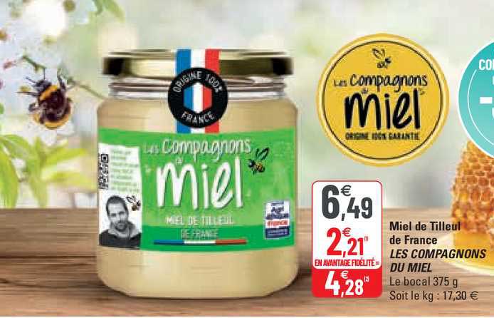 Miel De Tilleul De France Les Compagnons Du Miel