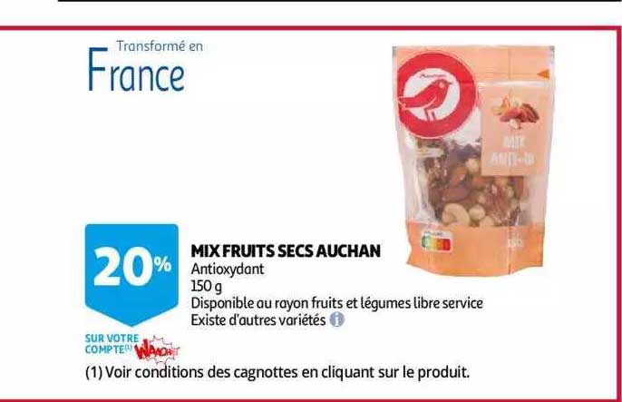 Mix Fruits Secs Auchan