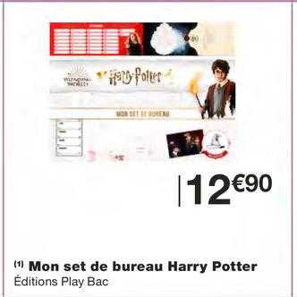 mon set de bureau harry potter