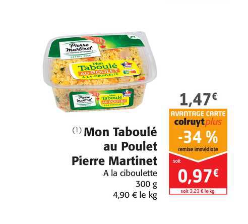 mon taboulé au poulet pierre martinet