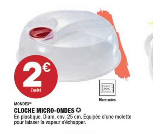 mondex cloche micro-ondes
