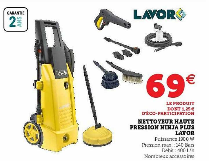 Nettoyeur Haute Pression Ninja Plus Lavor