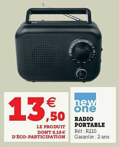 new one radio portable