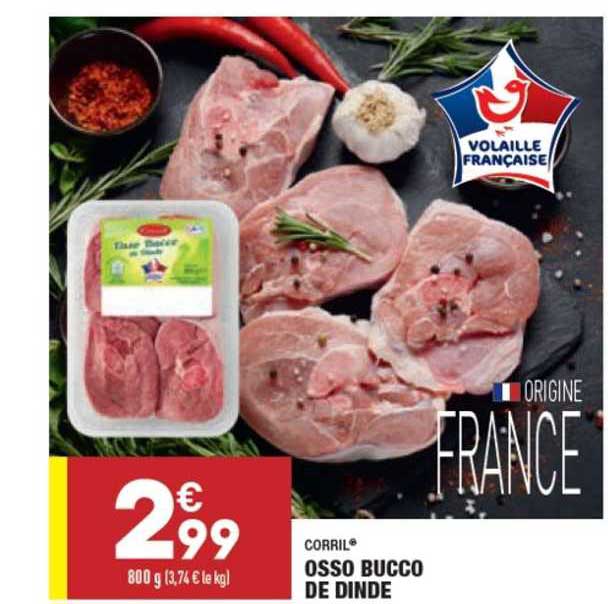 osso bucco de dinde corril