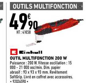 Outil Multifonction 200 W Einhell