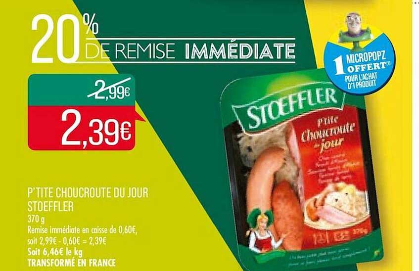 p'tite choucroute du jour stoeffler