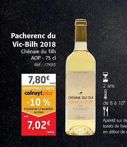 pacherenc du vic-bilh 2018 chênaie du tilh