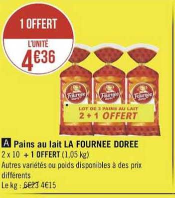 pains au lait la fournée dorée