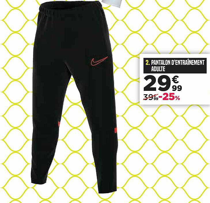 pantalon d'entraînement adulte