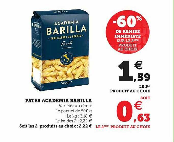 pates academia barilla