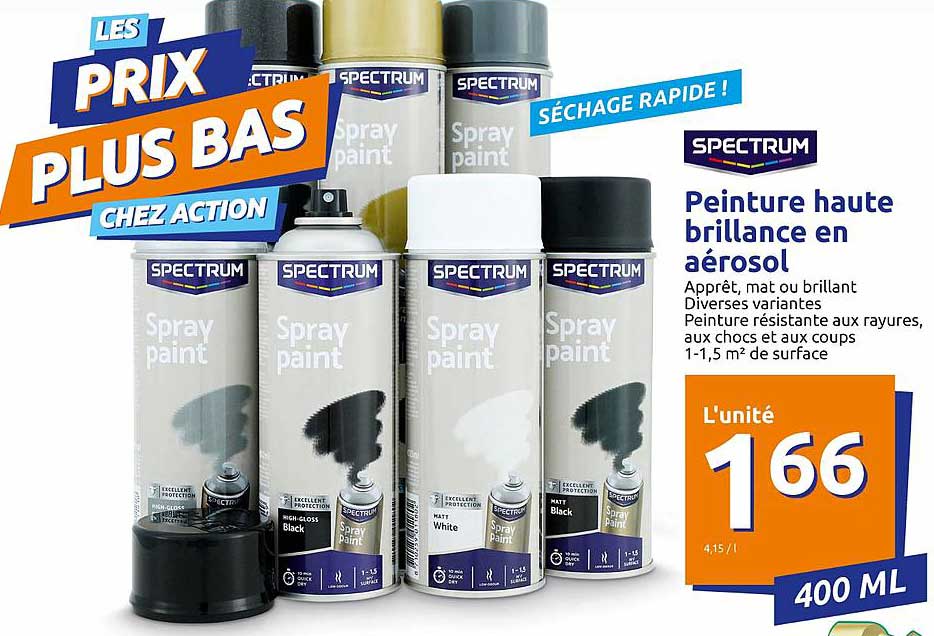 Peinture Haute Brillance En Aérosol Spectrum