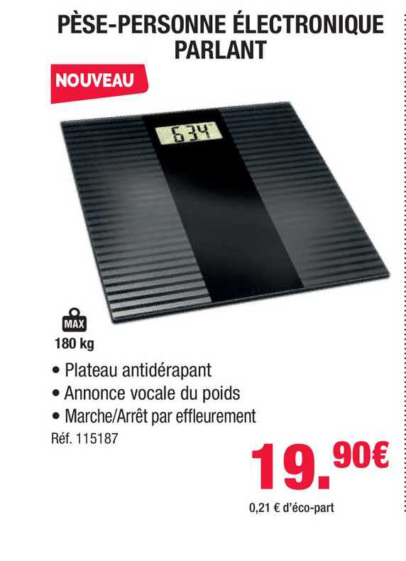 pèse-personne électronique parlant
