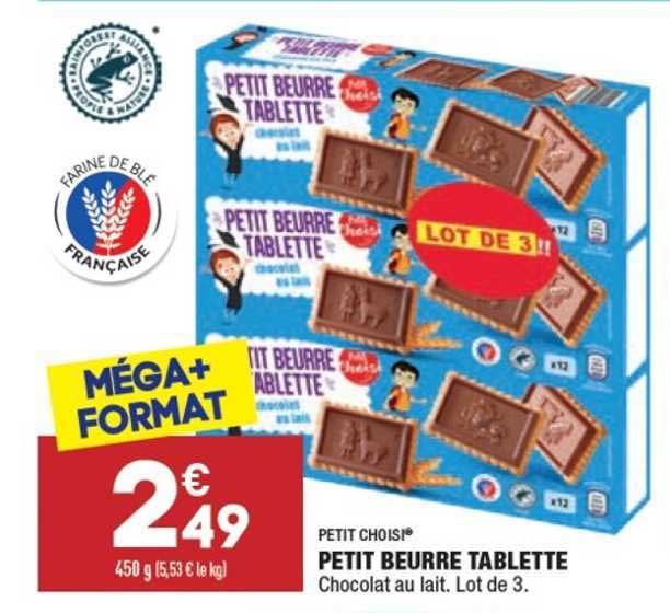 petit choisi petit beurre tablette