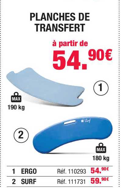 planches de transfert