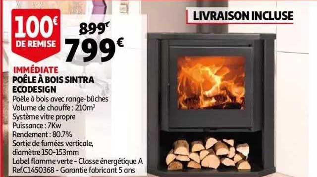 poêle à bois sintra écodesign