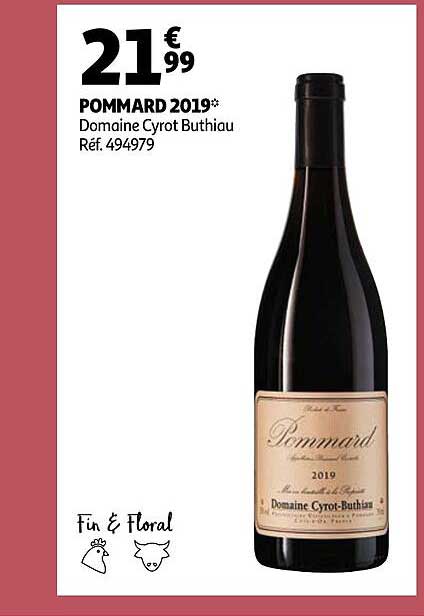 Pommard 2019 Domaine Cyrot Buthiau