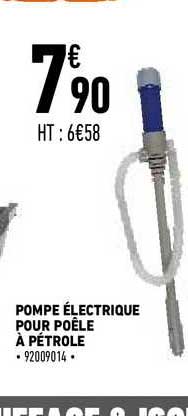 Pompe électrique Pour Poêle à Pétrole