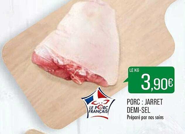 porc : jarret demi-sel