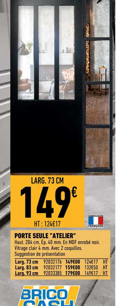 porte seule "atelier"