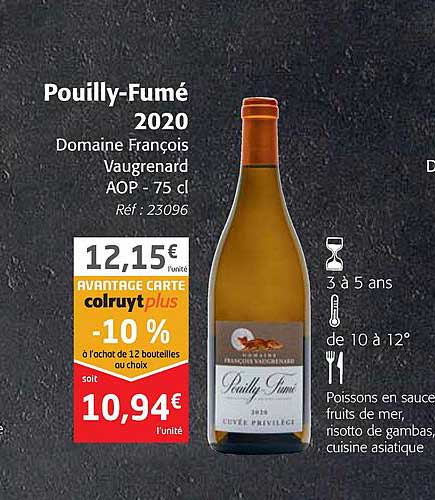 pouilly-fumé 2020 domaine françois vaugrenard aop