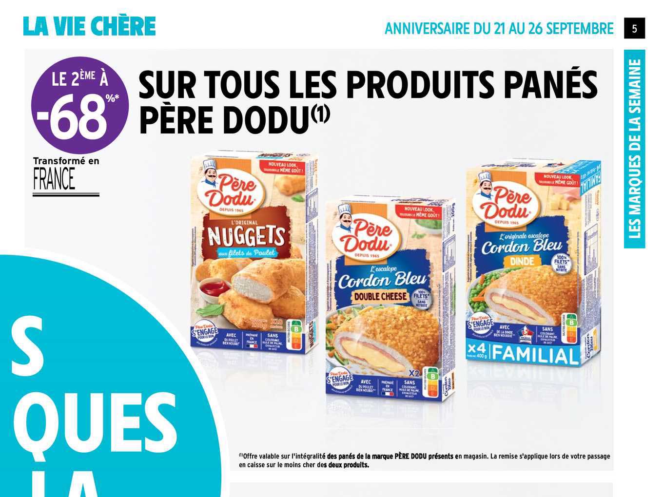 produits panés père dodu