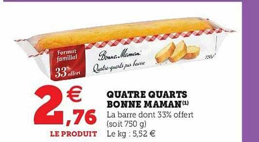 quatre quarts bonne maman