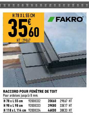 Raccord Pour Fenêtre De Toit
