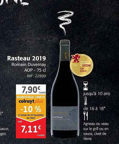 rasteau 2019 romain duvernay aop