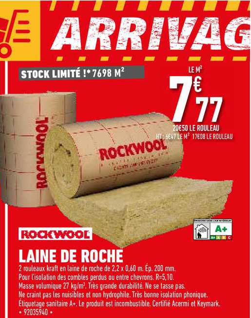 rockwool laine de roche