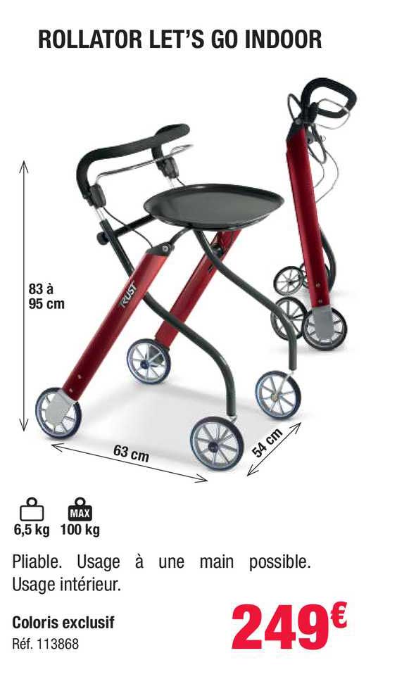 rollator let's go indoor