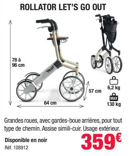 rollator let's go out