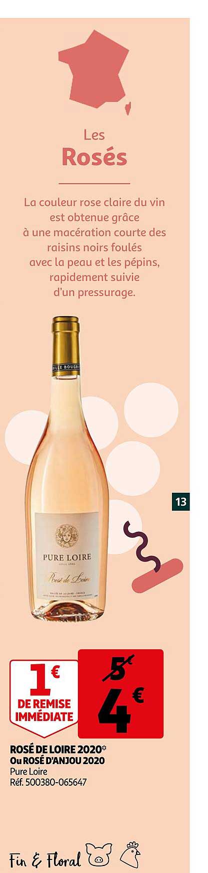 Rosé De Loire 2020 Ou Rosé D'anjou 2020 Pure Loire
