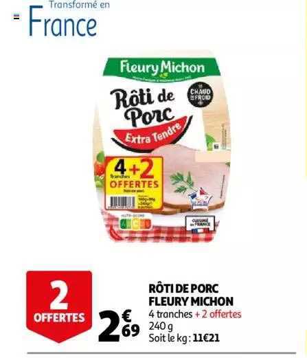 rôti de porc fleury michon