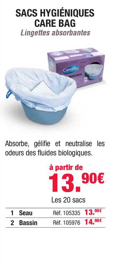 Sacs Hygiéniques Care Bag