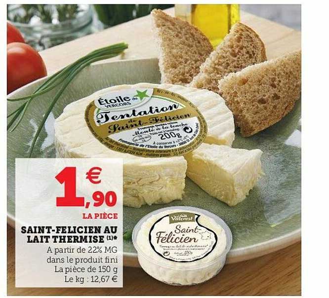 saint-félicien au lait thermisé