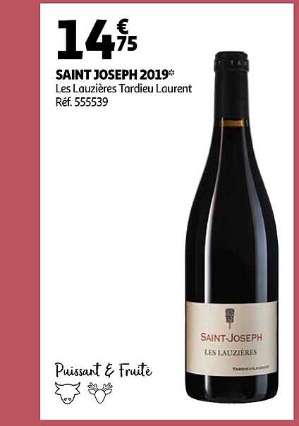 saint joseph 2019 les lauzières tardieu laurent