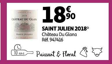 saint julien 2018 château du glana