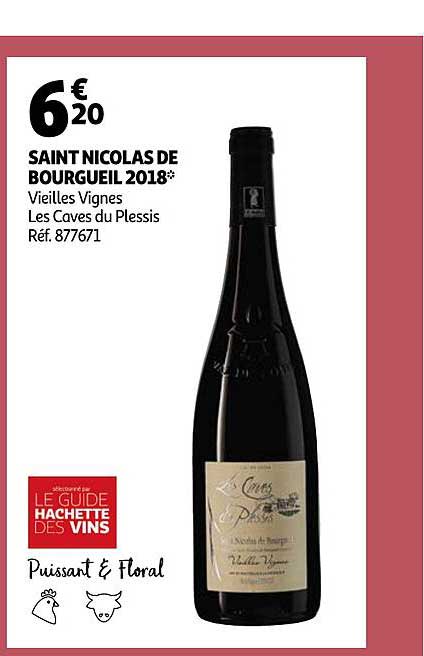 saint nicolas de bourgueil 2018 vieilles vignes les caves du plessis