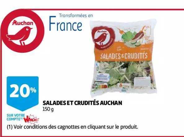 Salades Et Crudités Auchan