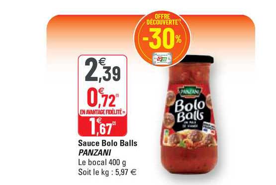 sauce bolo balls panzani