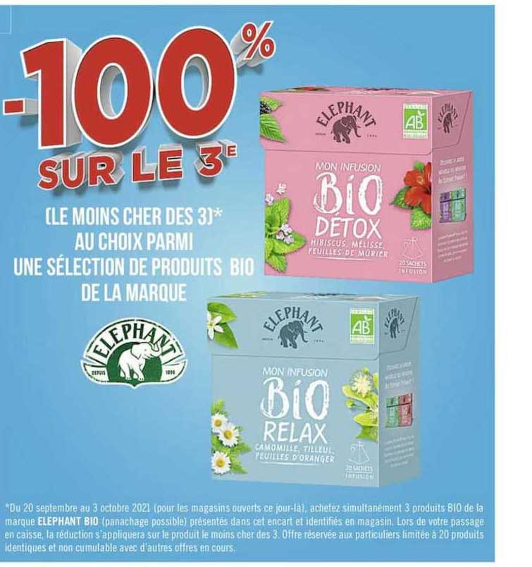 Sélection De Produits Bio De La Marque éléphant