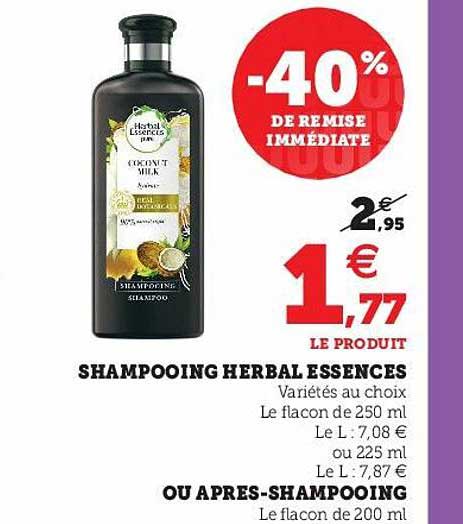shampooing herbal essences ou après-shampooing