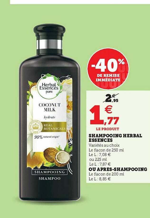 shampooing herbal essences ou après-shampooing